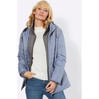 Witt Weiden Damen Steppjacke taubenblau-anthrazit von Witt