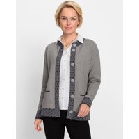 Witt Weiden Damen Strickjacke grau-meliert von Witt