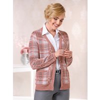 Witt Weiden Damen Strickjacke rosenholz-ecru-gemustert von Witt