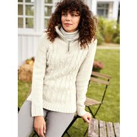 Witt Weiden Damen Troyer-Pullover ecru von Witt