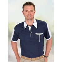 Witt Herren Poloshirt, marine-weiß von Witt