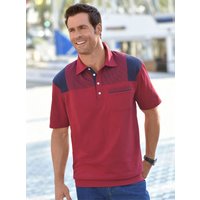 Witt Herren Poloshirt, rot-marine von Witt