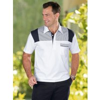 Witt Herren Poloshirt, weiß-marine von Witt