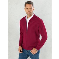 Witt Weiden Herren Strickjacke dunkelrot von Witt