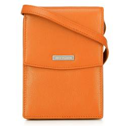 Wittchen 2-In-1-Mini-Crossbody-Tasche Aus Leder Orange Florence Naturleder von Wittchen