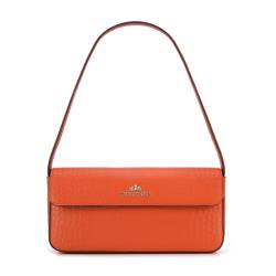 Wittchen Baguette-Tasche Aus Leder, Krokostruktur, Länglich Orange Elegance Naturleder von Wittchen