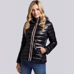 Wittchen Damen-Steppjacke Mit Kapuze Schwarz Odzież Nylon von Wittchen