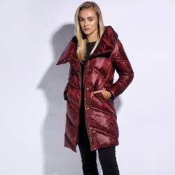 Wittchen Daunenjacke Mit Hohem Kragen Dunkelrot Odzież Nylon von Wittchen