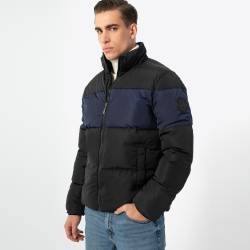 Wittchen Gesteppte Herrenjacke Schwarz-Dunkelblau Odzież Polyester von Wittchen