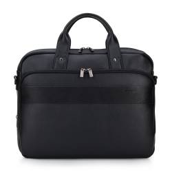 Wittchen Herren-Laptoptasche Mit Zusätzlichem Fach Schwarz Office Kunstleder von Wittchen