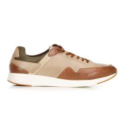 Wittchen Herren-Sneaker Aus Leder Beige-Braun Obuwie Naturleder von Wittchen