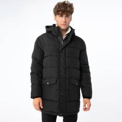 Wittchen Herren-Winterjacke Mit Kapuze Schwarz Odzież Polyester von Wittchen