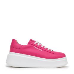 Wittchen Klassische Sneakers Aus Leder Mit Dicker Sohle Rosa Obuwie Naturleder von Wittchen