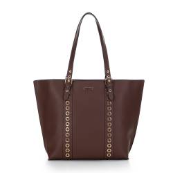 Wittchen Shopper-Tasche Mit Nietenriemen Braun Young Kunstleder von Wittchen