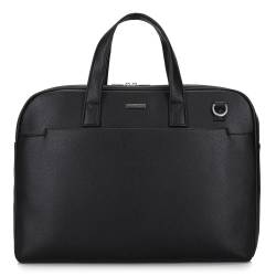 Wittchen Weiche Laptoptasche Unisex Schwarz Office Kunstleder von Wittchen