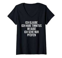 Damen Funny Spruch Fun Sprüche Coole Männer Witzig Lustig Herren T-Shirt mit V-Ausschnitt von Witzige Geschenke & T-Shirts für Herren Co.