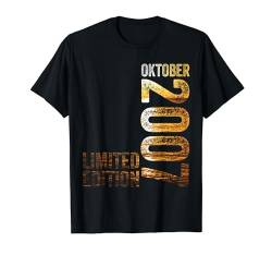 17. Geburtstag Junge 17 Jahre Limited Edition Oktober 2007 T-Shirt von Witzige Geschenke zum 17 Geburtstag Mann und Frau