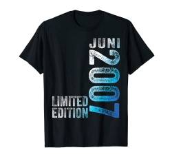 17. Geburtstag Mann 17 Jahre Limited Edition Juni 2007 T-Shirt von Witzige Geschenke zum 17 Geburtstag Mann und Frau