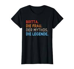 BRITTA TShirt Spruch Lustig Name Vornamen T-Shirt von Witzige Namen Vornamen Motive & Sprüche