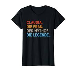 CLAUDIA TShirt Spruch Lustig Name Vornamen T-Shirt von Witzige Namen Vornamen Motive & Sprüche