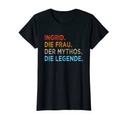 INGRID TShirt Spruch Lustig Name Vornamen T-Shirt von Witzige Namen Vornamen Motive & Sprüche
