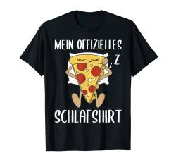 Mein Offizielles Schlafshirt Pizza Pyjama Geschenk Lustig T-Shirt von Witzige Schlafanzug Geschenkideen