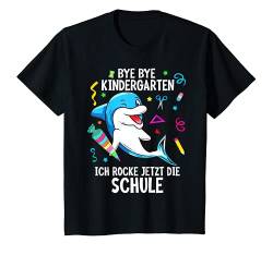 Kinder Schulanfang Spruch Delfin Einschulung 2021 T-Shirt von Witzige Schulanfang Einschulung 2021 Geschenk