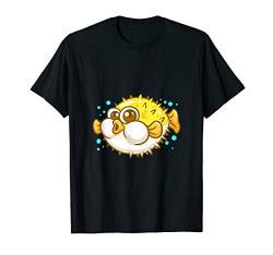 Süßer Kugelfisch Kinder Geschenk T-Shirt von Witzige Tiere Liebhaber Geschenkidee Designs