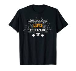 Herren Lutz TShirt Lustig Spruch Geburtstag Fun Vorname T-Shirt von Witzige Vornamen Designs & Motive