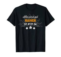 Herren Rainer TShirt Lustig Spruch Geburtstag Fun Vorname T-Shirt von Witzige Vornamen Designs & Motive