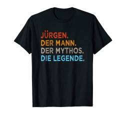 Herren Vorname Jürgen TShirt Spruch lustig Legende Namen T-Shirt von Witzige Vornamen Designs & Motive