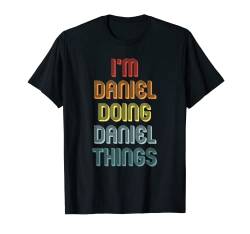 Herren DANIEL TShirt Doing DANIEL Things Name Vorname Spruch Lustig T-Shirt von Witzige Vornamen Sprüche & Lustige Motive