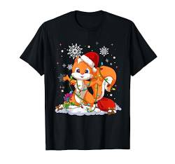 Cooles Weihnachtsmotiv Lustiges Weihnachten Eichhörnchen T-Shirt von Witzige Weihnachten 2022 Geschenke von Lifua