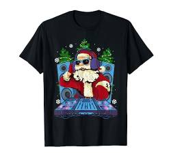 Cooles Weihnachtsmotiv Lustiges Weihnachtsmann DJ T-Shirt von Witzige Weihnachten 2022 Geschenke von Lifua