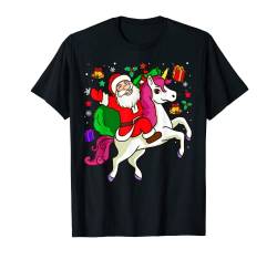 Weihnachten Einhorn Shirt lustiges Weihnachts Unicorn T-Shirt von Witzige Weihnachts 2020 Designs