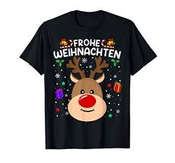 Frohe Weihnachten Rentier T-Shirt von Witzige Weihnachts Pyjama Rentier Designs