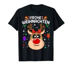 Frohe weihnachten Rentier Shirt lustiges Weihnachtsoutfit T-Shirt von Witzige Weihnachts Pyjama Rentier Designs