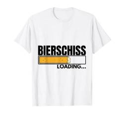 Bierschiss Loading Spruch Lustiger Spruch Party Geschenkidee T-Shirt von Witzige und Lustige Sprüche