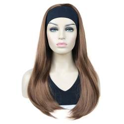 24" Lange Gerade Blonde Synthetische Perücke STIRNBAND Haarperücken #30 von Wjnvfioo