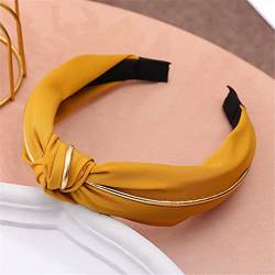 Damen Schleife Knoten Haarband Leder Hoop PU Frauen Hoop Mädchen Haar Stirnband Haarschmuck JBFG1 von Wjnvfioo