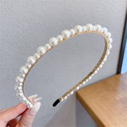 Frauen Volle Perlen Haarbänder Elegante Stirnband Einfache Haar Hoop Band Koreanische Handgemachte Hochzeit Haar Zubehör Geschenk 8 von Wjnvfioo