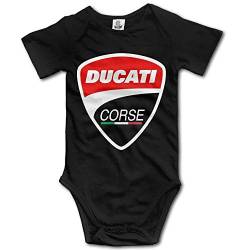 WlQshop Baby Body Strampler Overall Babykleidung Outfits Ducati Logo Schwarz, mehrfarbig, 12 Monate von WlQshop