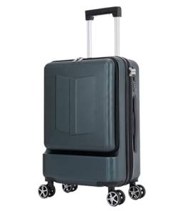 Wnota Gepäck Gepäck-Koffer-Teileset, Handgepäck-Rollwagen aus ABS + PC mit Taschenfach Trolley-Koffer (Color : E, Size : 24") von Wnota