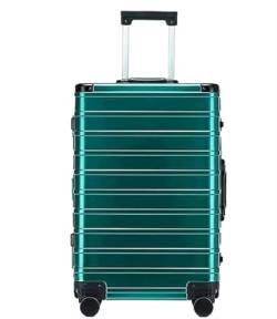 Wnota Gepäck Handgepäck-Koffer Mit Rollen, Koffer Aus Aluminium-Magnesium-Legierung, Aufgegebenes Gepäck Trolley-Koffer (Color : E, Size : 24inch) von Wnota