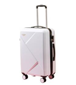 Wnota Gepäck Handgepäck-Sets Mit Spinner-Rädern, Tragbares, Leichtes ABS-Gepäck Für Die Reise Trolley-Koffer (Color : B, Size : 24in) von Wnota
