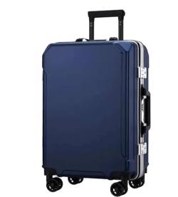 Wnota Gepäck USB-Ladeanschluss, Koffer, TSA-Zahlenschloss Mit Universalrädern, Gepäcksicher Trolley-Koffer (Color : B, Size : 26 in) von Wnota