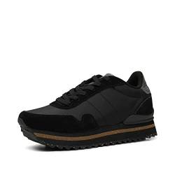 Woden Damen Nora III Plateau Sneakers, Größe 41, 020 Schwarz von Woden