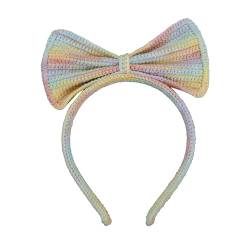 Süße Stirnbänder, Ohrschleife, Stirnband, modische Kopfbedeckung, Strick, Yoga, Sport, Weben, Haarreifen für Damen, Cosplay, Stirnbänder für Damen, Cosplay, Stirnband, Kaninchenohren, Halloween, von Woedpez