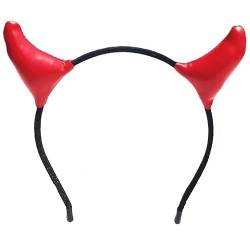 Überwältigend Cool Devil Hair Hoop Tier Horn Kopfschmuck Cartoon Tier Stirnband Tier Kopfschmuck Teufel Kopfschmuck von Woedpez