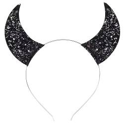 Überwältigend Cool Devil Hair Hoop Tier Horn Kopfschmuck Cartoon Tier Stirnband Tier Kopfschmuck Teufel Kopfschmuck von Woedpez